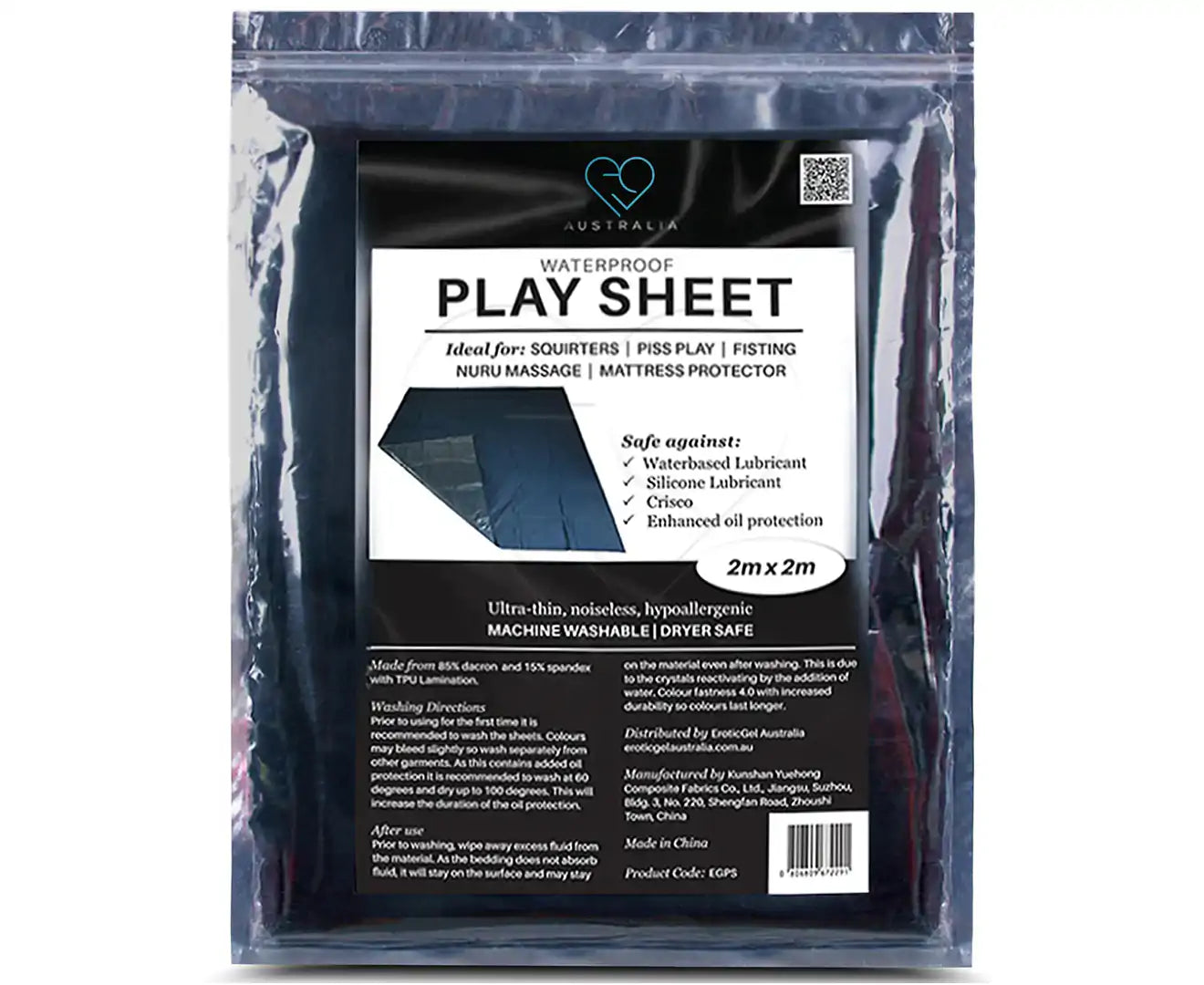 Eroticgel Waterproof Play Sheet 2m x 2m / 200cm X 200cm