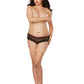 Dreamgirl Plus Size Laced Stay-up Fishnet Thigh High Nude Size OSQ