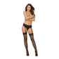 Dreamgirl Laced Fishnet Thigh High Black Size OS