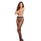 Dreamgirl Sheer Crotchless Pantyhose Black Size OS