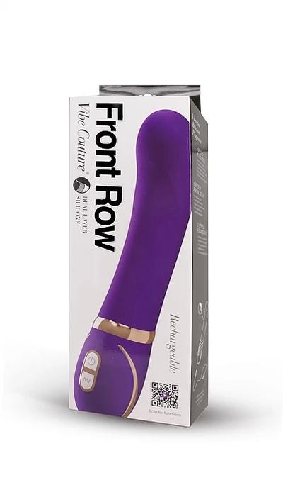 P Gopaldas | Vibe Couture Front Row Purple Dual Layer Silicone Massager Vibrator