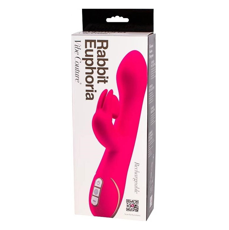 P Gopaldas | Vibe Couture Rabbit Euphoria Vibrator Pink