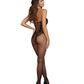 Dreamgirl Lingerie Fishnet Bodystocking with Knitted "Teddy" Design Size OS