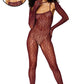 Dreamgirl  Lingerie Catsuit Bodystocking & Shrug Burgundy Size OS