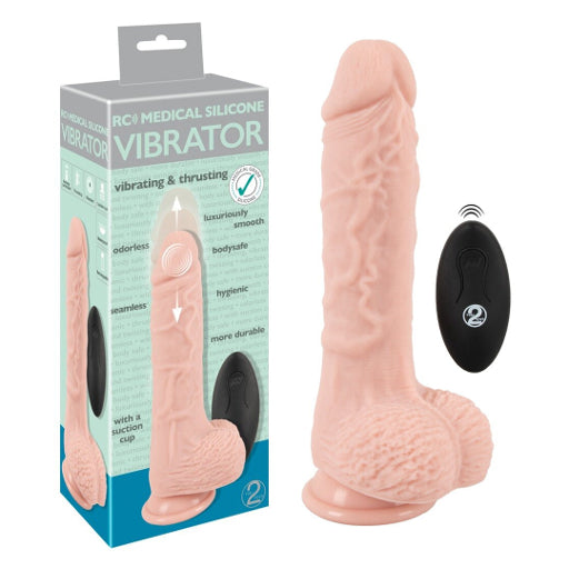 Orion | You2Toys RC Medical Silicone Vibrating & Thrusting Dildo Vibrator with Remote