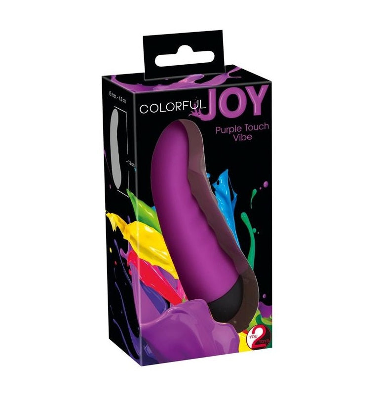 Orion | Colorful Joy Purple Touch Lay-on Vibrator