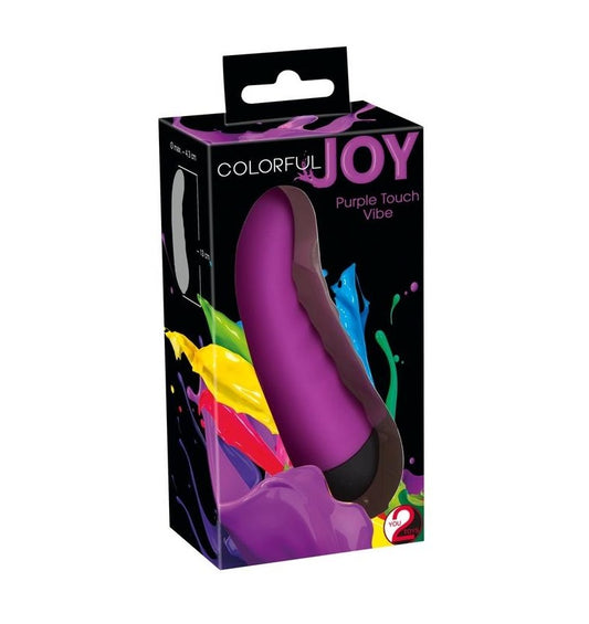 Orion | Colorful Joy Purple Touch Lay-on Vibrator