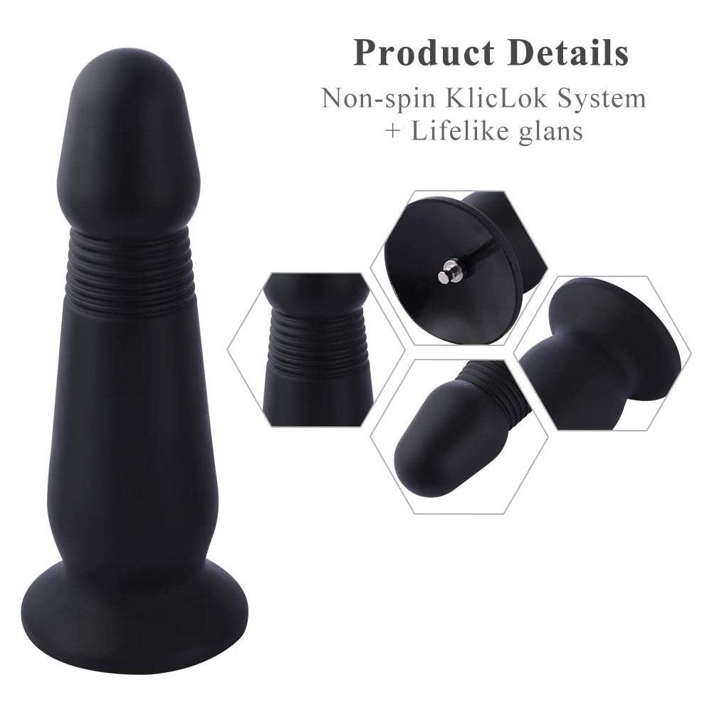 HiSmith - 10.24" Silicone Grenade Anal Plug Dildo (KlicLok)