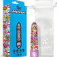 Global Novelties | Prints Charming Pop Tease 5" Mini Vibrator Purple w/storage bag