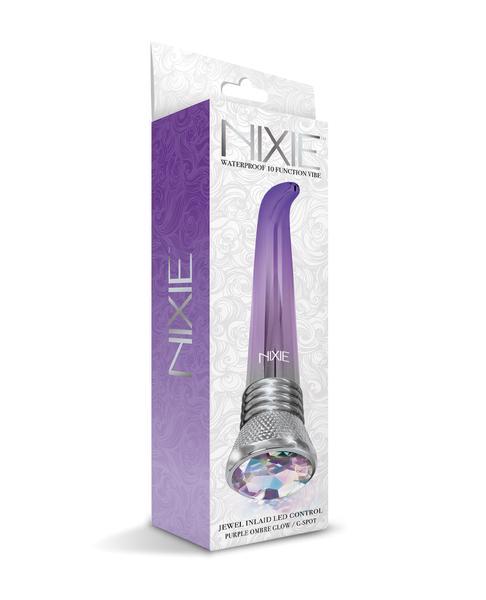 Global Novelties | Nixie Jewel Ombre G-Spot Vibe Purple Glow