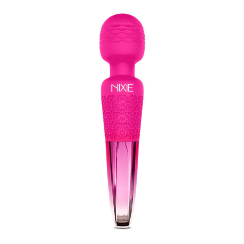 Global Novelties | NIXIE Rechargeable Wand Massager Pink Ombre Metallic