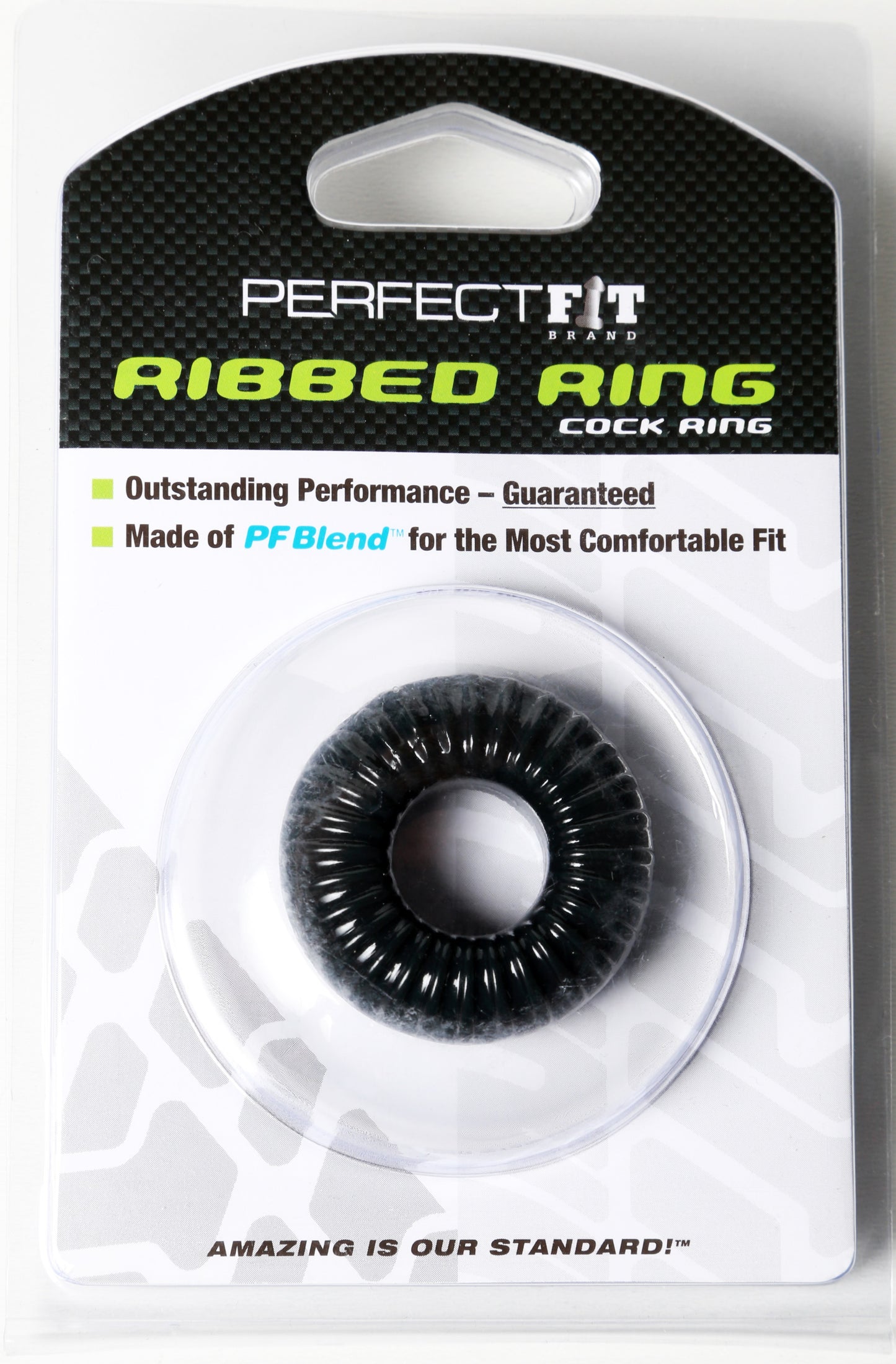 PerfectFit Ribbed Ring Black