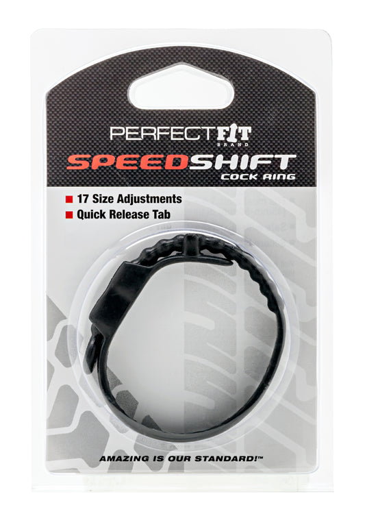 PerfectFit Speed Shift Cock Ring Black