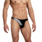 Male Power Classic Thong Wet Look Black Size S/M/L