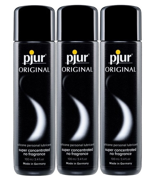 Pjur Original Silicone Lubricant 3x100ml - 3 Pack