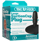 Doc Johnson Vac-U-Lock Large Black Suction Cup Plug