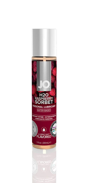 JO H2O Flavored Raspberry Sorbet Lubricant 1oz/30ml