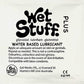 Wet Stuff Plus Water Based Lubricant Sample Travel Sachets 4g (100 Pack)