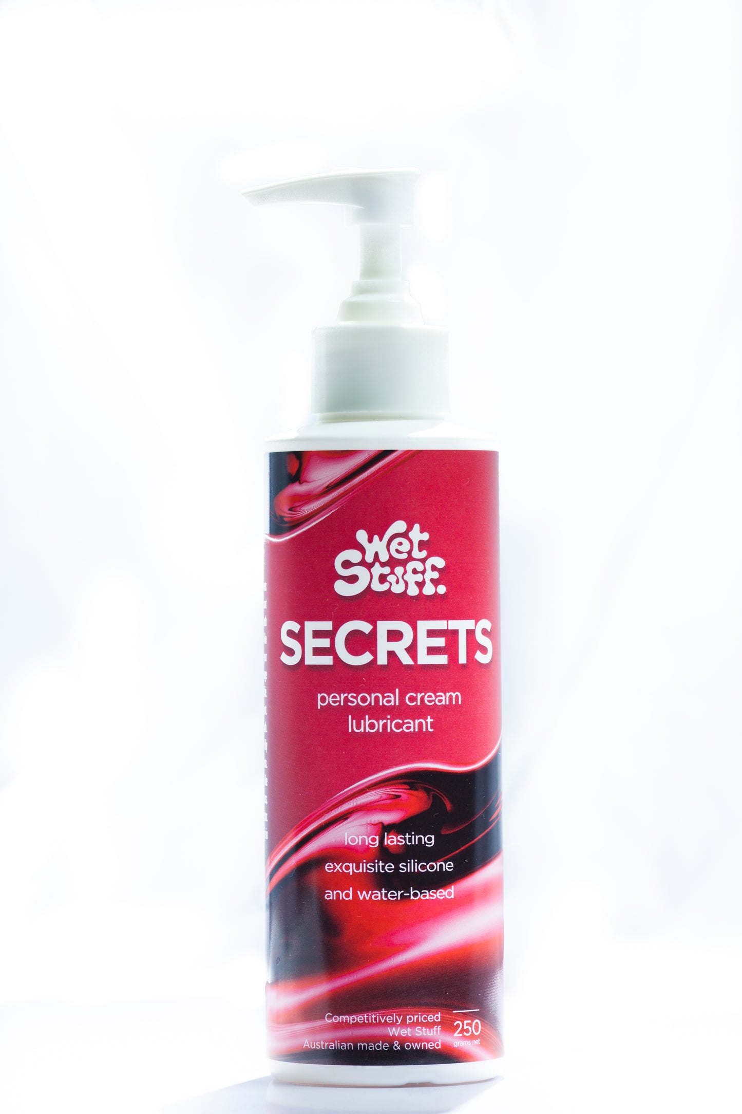 Wet Stuff Secrets Silicone & Water Based Personal Lubricant Cream 250g