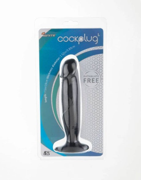 Si Novelties Cock Plug Large Black