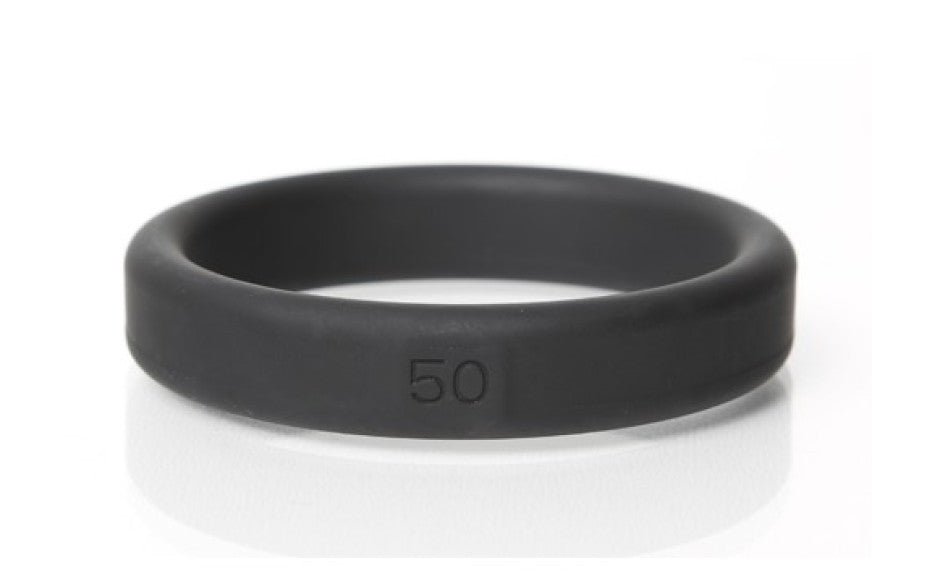 Boneyard Silicone Cock Ring 50mm Black