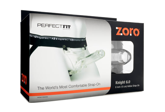 PerfectFit Zoro Knight 6" Strap-On Clear