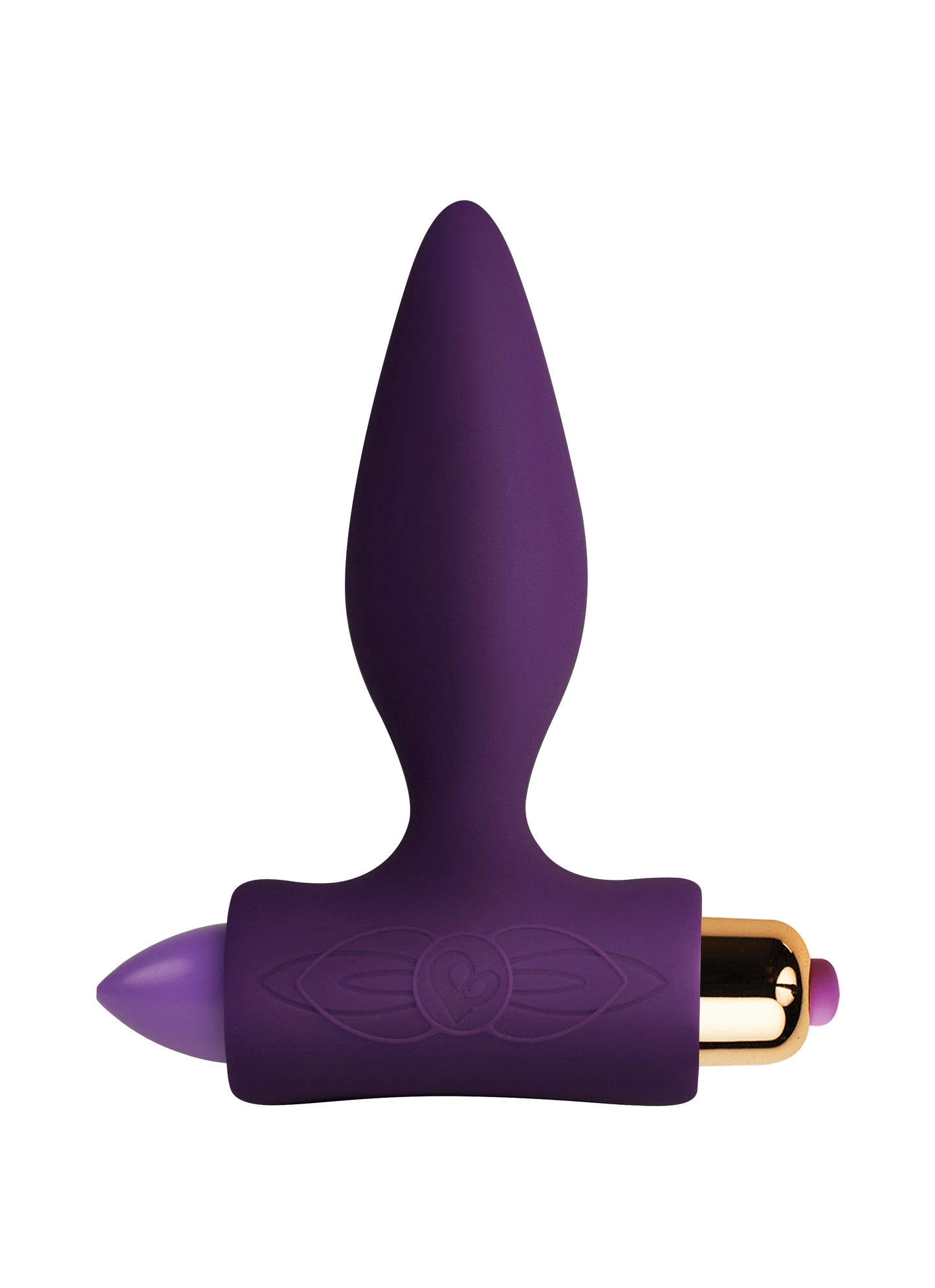 Rocks Off Petite Sensations Plug Purple - Bullet Vibrating Anal Butt Plug