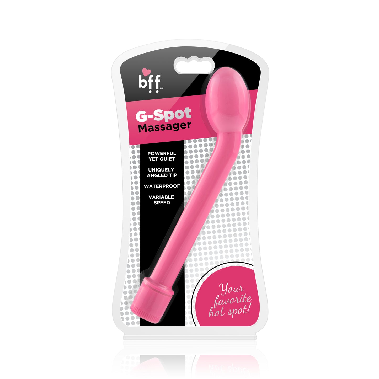 Si Novelties Curved G-Spot Massager Vibrator Pink