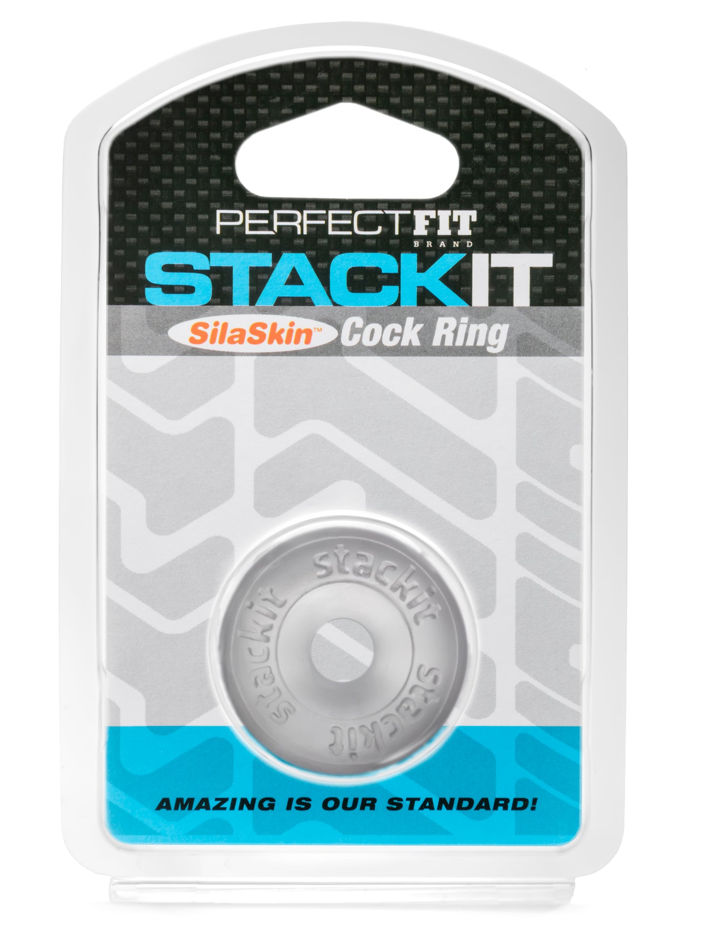 PerfectFit Stackit SilaSkin Cock Ring Clear