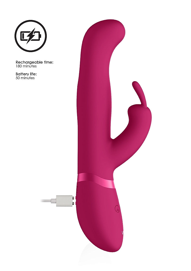 Shots Toys | VIVE Izara Rotating Beads G-Spot Rabbit Vibrator Pink