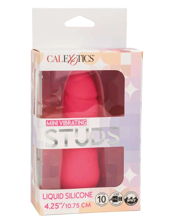 CalExotics Mini Vibrating Studs Vibrator Dildo Dong Pink