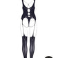 Le Desir Shade - Elara VII - Bodystocking with Open Cups Black Size OS