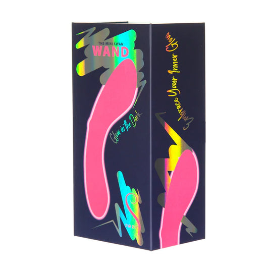 Swan The Mini Swan Wand Glow Vibrator Pink