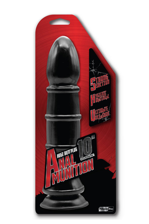 Excellent Power | Anal Munition 10" Butt Plug with Suction Cup