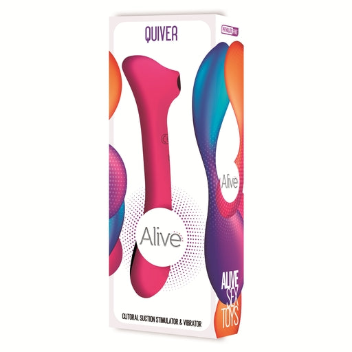 Adrien Lastic Alive Be Clitoral Suction Stimulator & Vibrator Pink