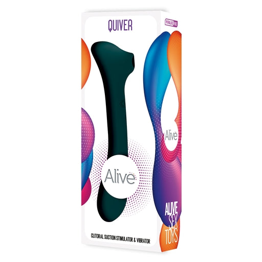 Adrien Lastic Alive Be Clitoral Suction Stimulator & Vibrator Teal