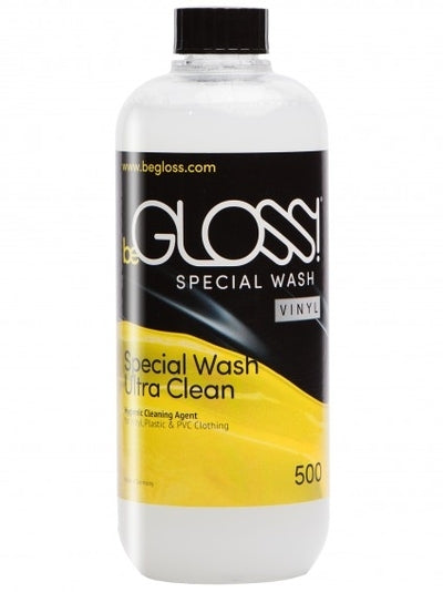 beGLOSS Special Wash Vinyl & PVC Clothing 500ml