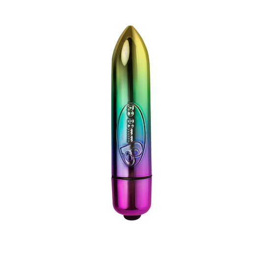 Rocks Off RO-80mm 7 Speed Rainbow Vibrating Bullet