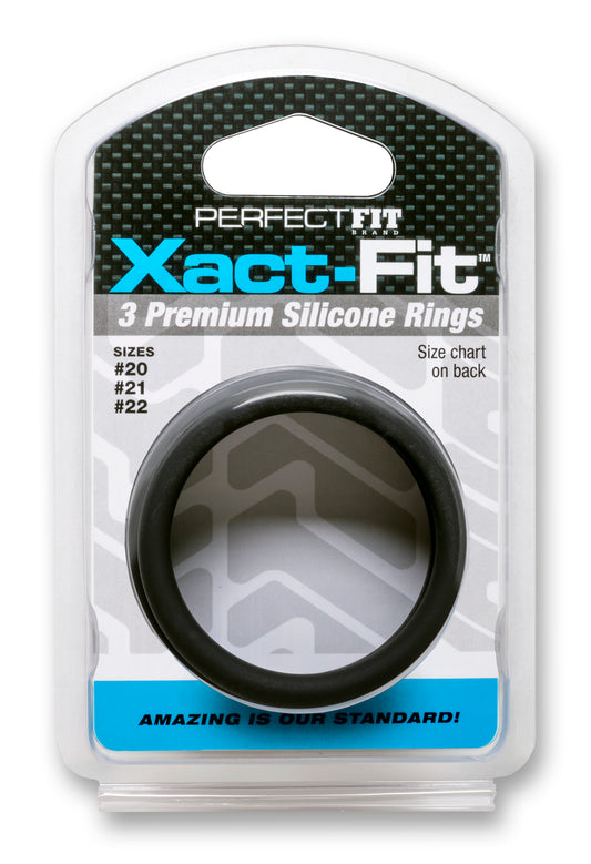 PerfectFit Xact-Fit Silicone Rings X-Large 3 Ring Kit