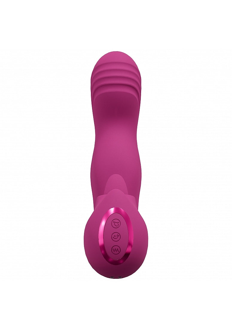 Shots Toys | VIVE Yuki Dual Motor G-Spot Vibrator with Massaging Beads Pink