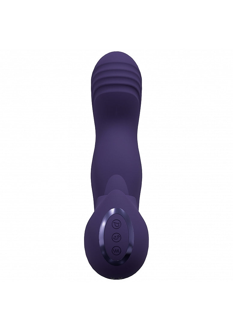 Shots Toys | VIVE Yuki Dual Motor G-Spot Vibrator with Massaging Beads Purple