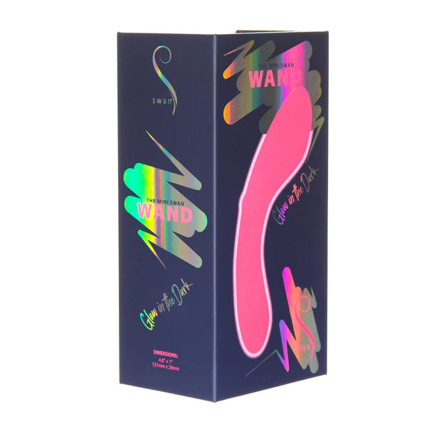 Swan The Mini Swan Wand Glow Vibrator Pink