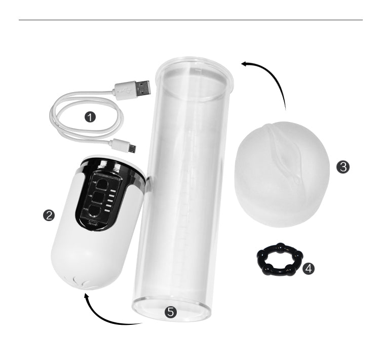 Lovetoy Maximizer Worx VX5 Rechargeable Pump White