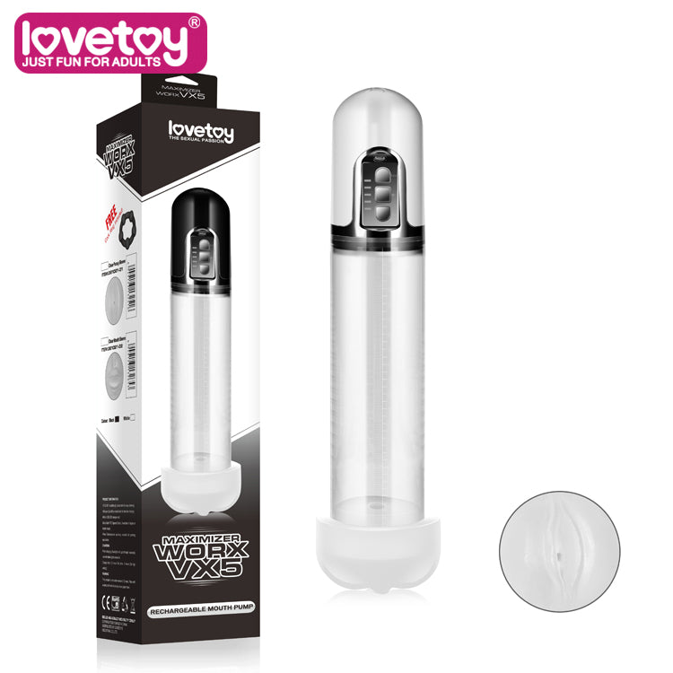 Lovetoy Maximizer Worx VX5 Rechargeable Pump White