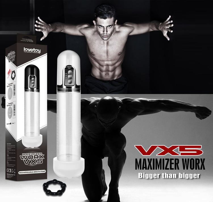 Lovetoy Maximizer Worx VX5 Rechargeable Pump White