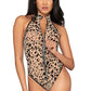 Dreamgirl Lingerie Cheetah Print Mesh Teddy Size OS One Size