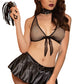 Dreamgirl Lingerie Bedroom Costume Goth School Girl Size OS