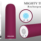 Evolved Mighty Thick Burgundy Red 9cm USB Rechargeable Bullet Vibrator