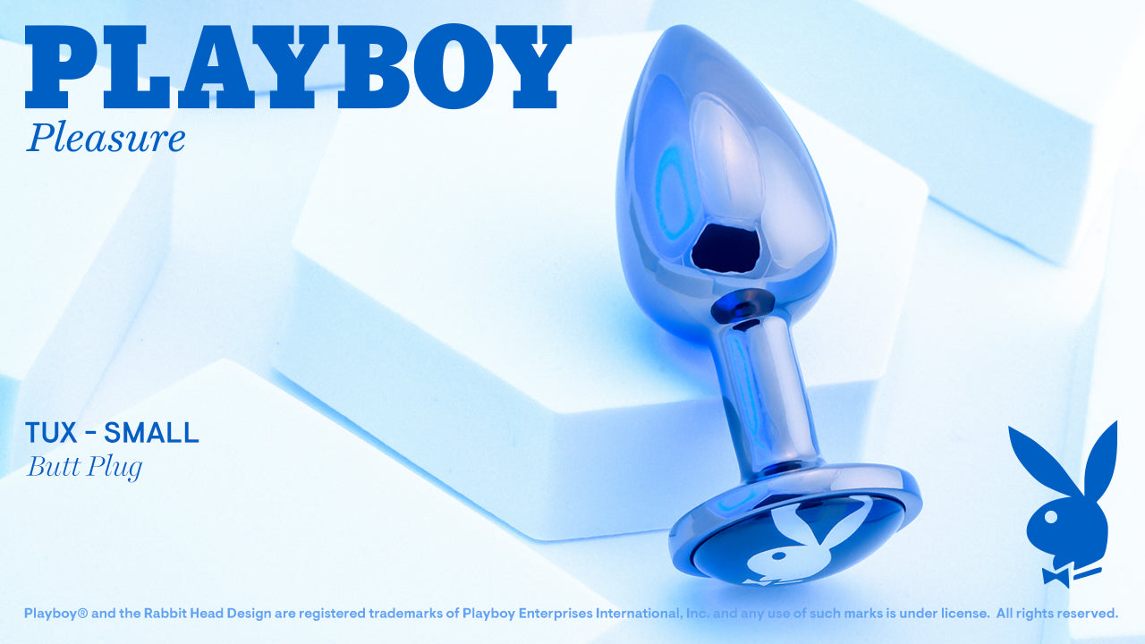 Playboy Pleasure TUX - Small Metal 7.4cm Small Butt Plug