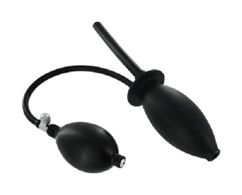 CleanStream Inflatable Enema Plug Silicone Black